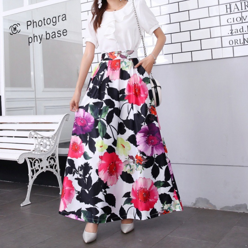 Title 13, Dames Polka Dot Maxi Jurk Elegant en comfortabe...