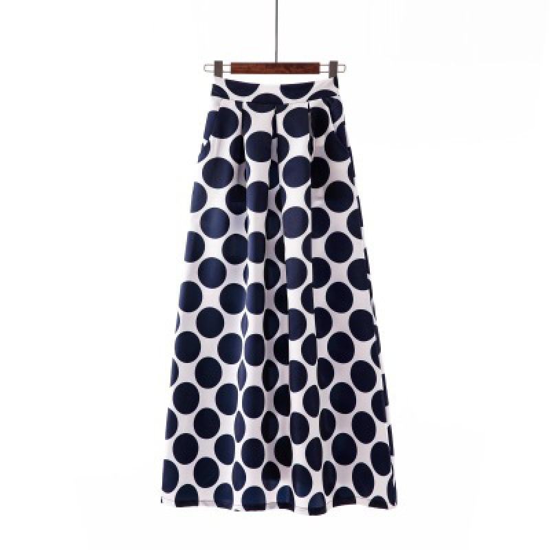 Title 11, Dames Polka Dot Maxi Jurk Elegant en comfortabe...