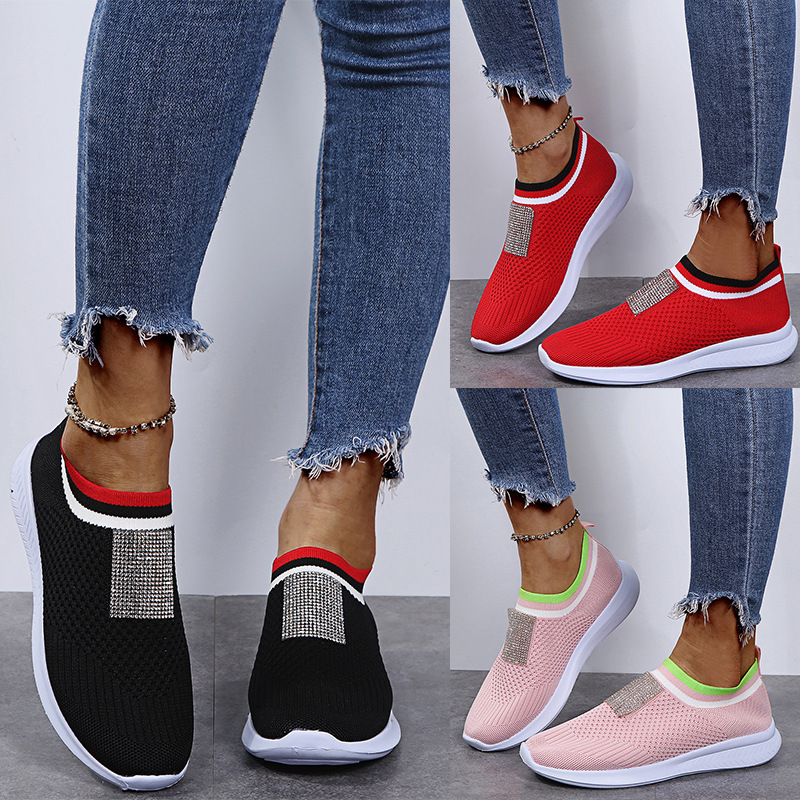 Title 4, Low-Top Fashion Knit Sneakers