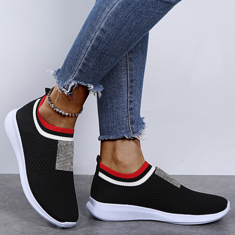 Title 5, Low-Top Fashion Knit Sneakers