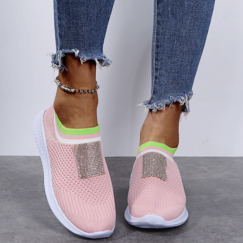 Title 13, Low-Top Fashion Knit Sneakers