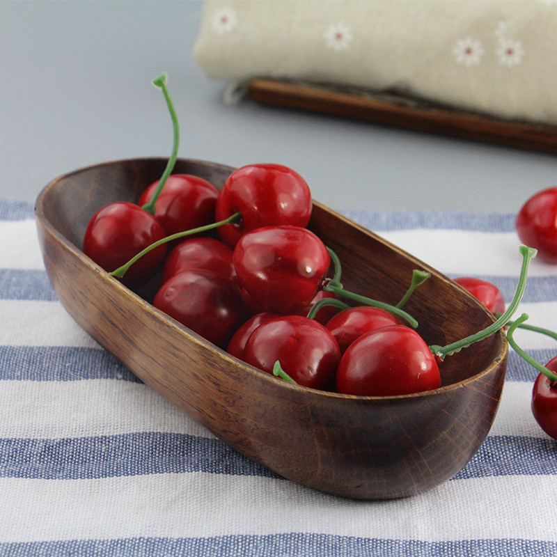 Title 4, Kemu Wooden Boat Towel Tray Napkin Pad Tea Towe...