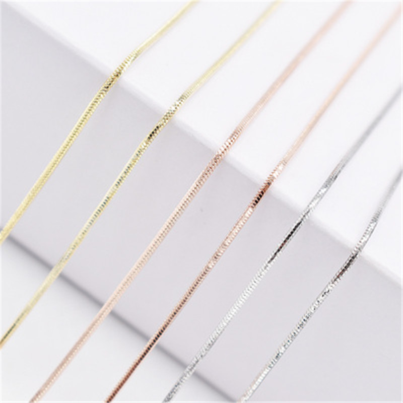 S925 Sterling Silver Box Chain 45cm, Single Shot Will Not Be Shipped