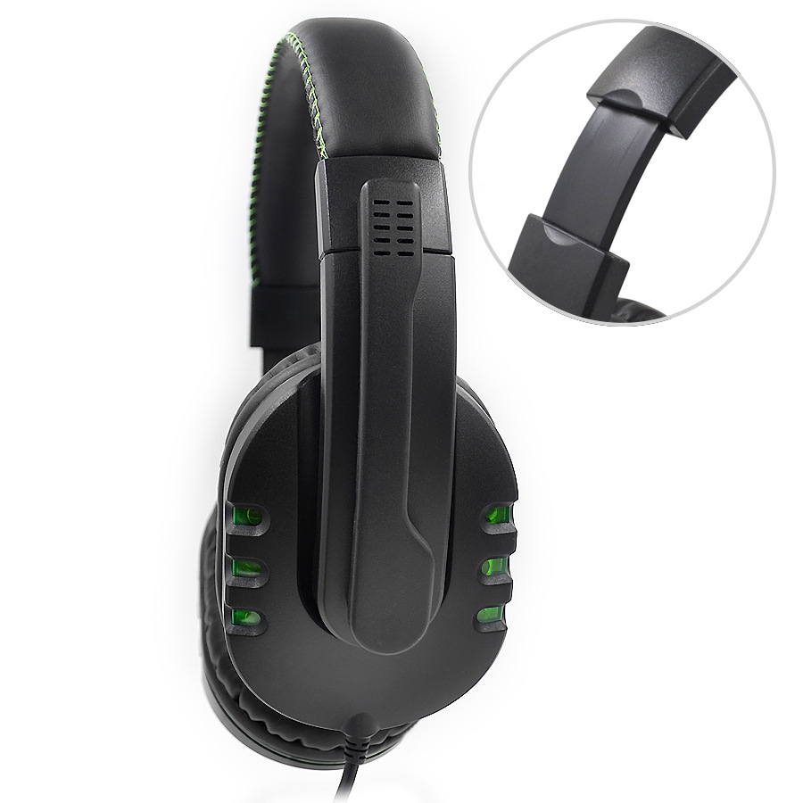 Headset Gaming Headset With LED Lighting, Wired Headset, Microphone AMD-06 - Image 2