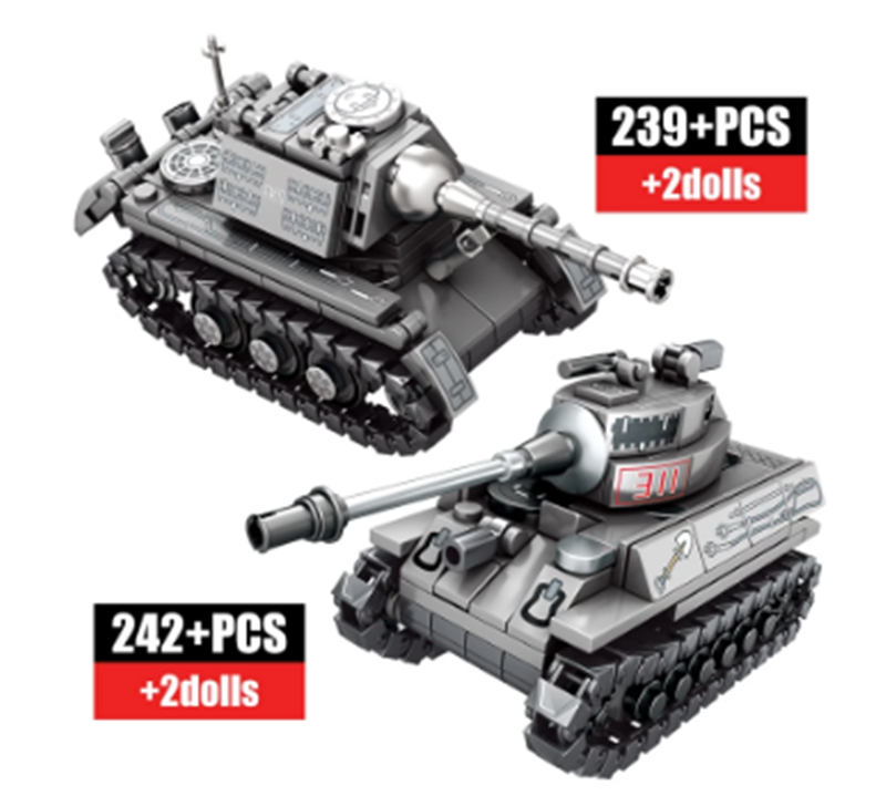 Tank Model Boy Puzzle Plug Assembly Toy Gift