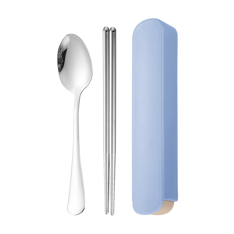 Stainless Steel Cutlery Fork Spoon And Chopsticks Set