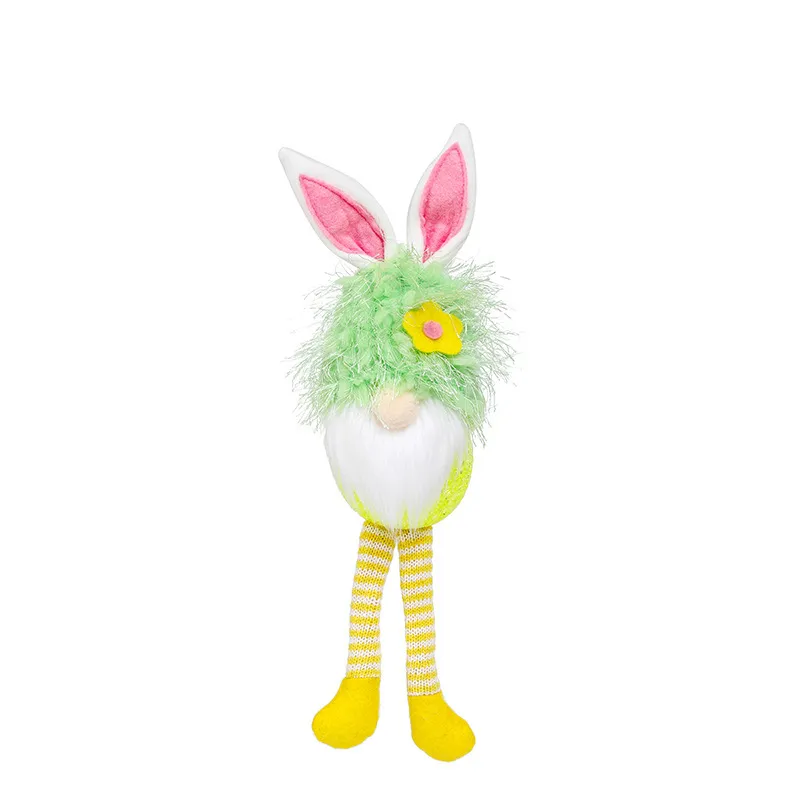 Cross-Border Cute Rabbit Ears Glowing Faceless Doll Decoration EVA Easter Santa Claus Doll Props – image 6