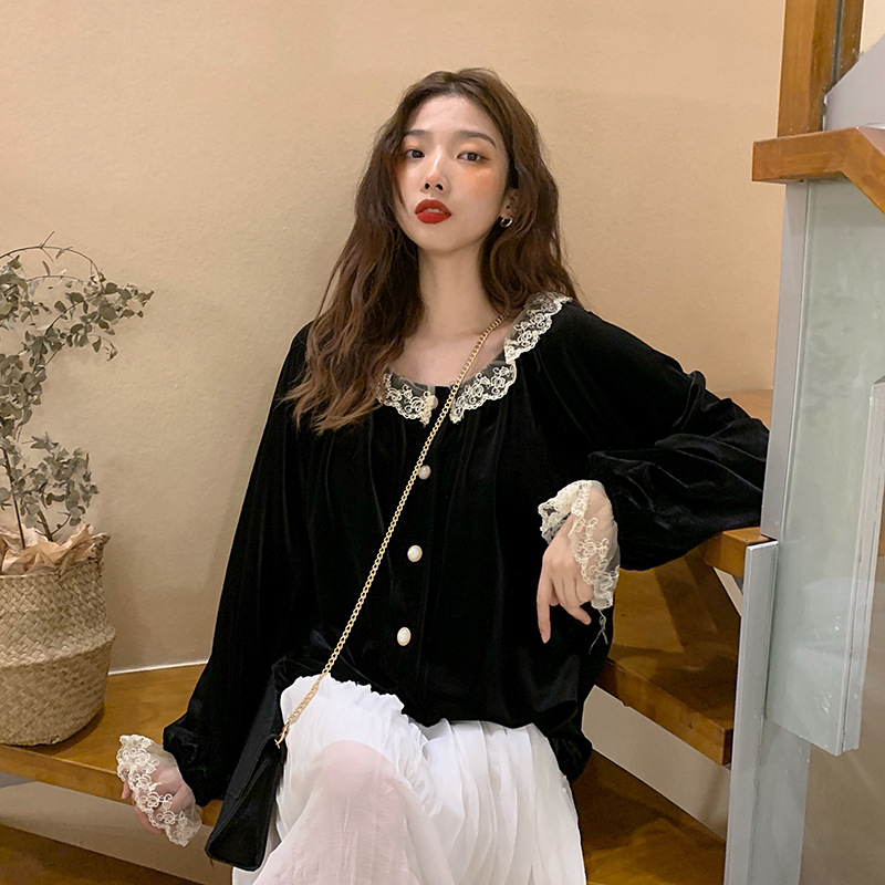 Korean Style Niche Loose Casual Long-sleeved Shirt
