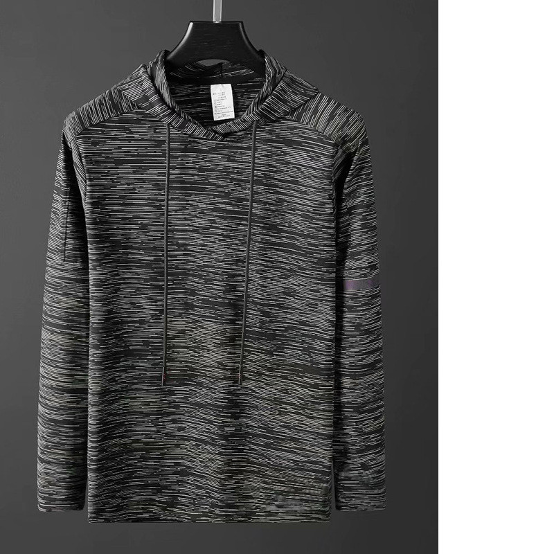 Men's Hooded Sports Long-Sleeved T-Shirt