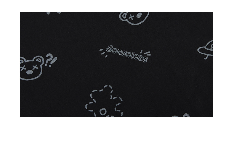 Men's Fun Bear Full Printed Short Sleeve