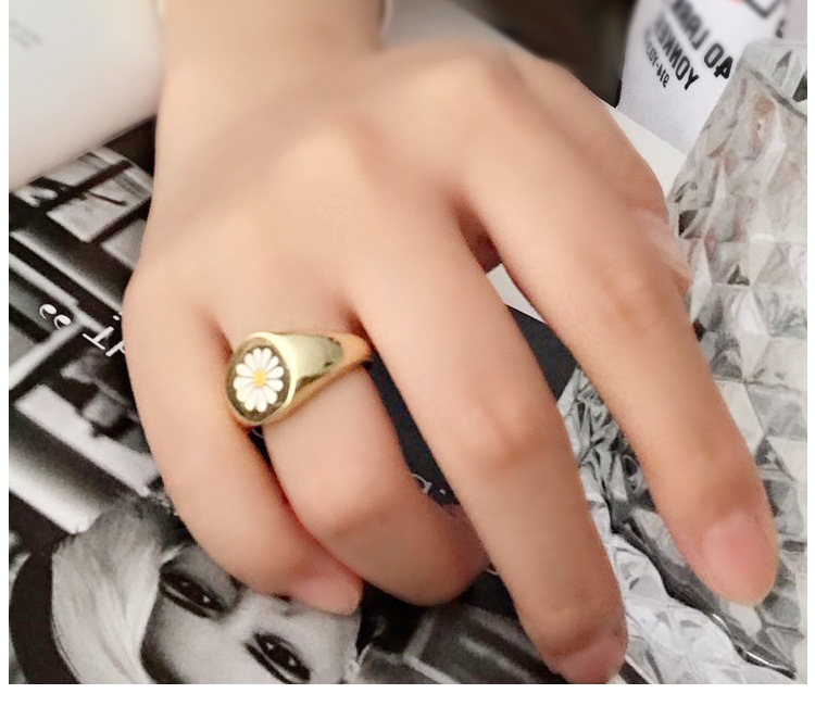 Creative Personality Simple Fashion Wide Mouth Single Ring Children