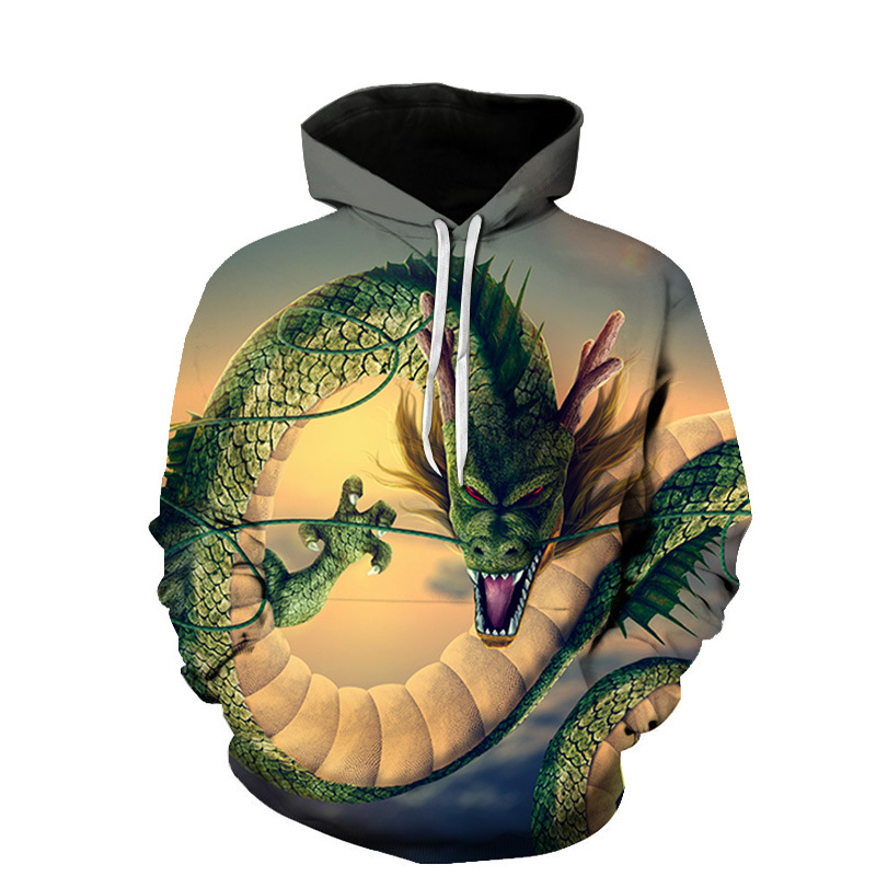 Title 5, Spring And Autumn Green Dragon Sweater 3D Digit...