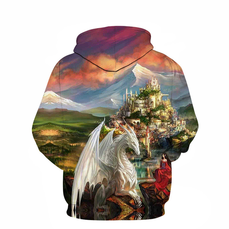 Title 6, Spring And Autumn Green Dragon Sweater 3D Digit...