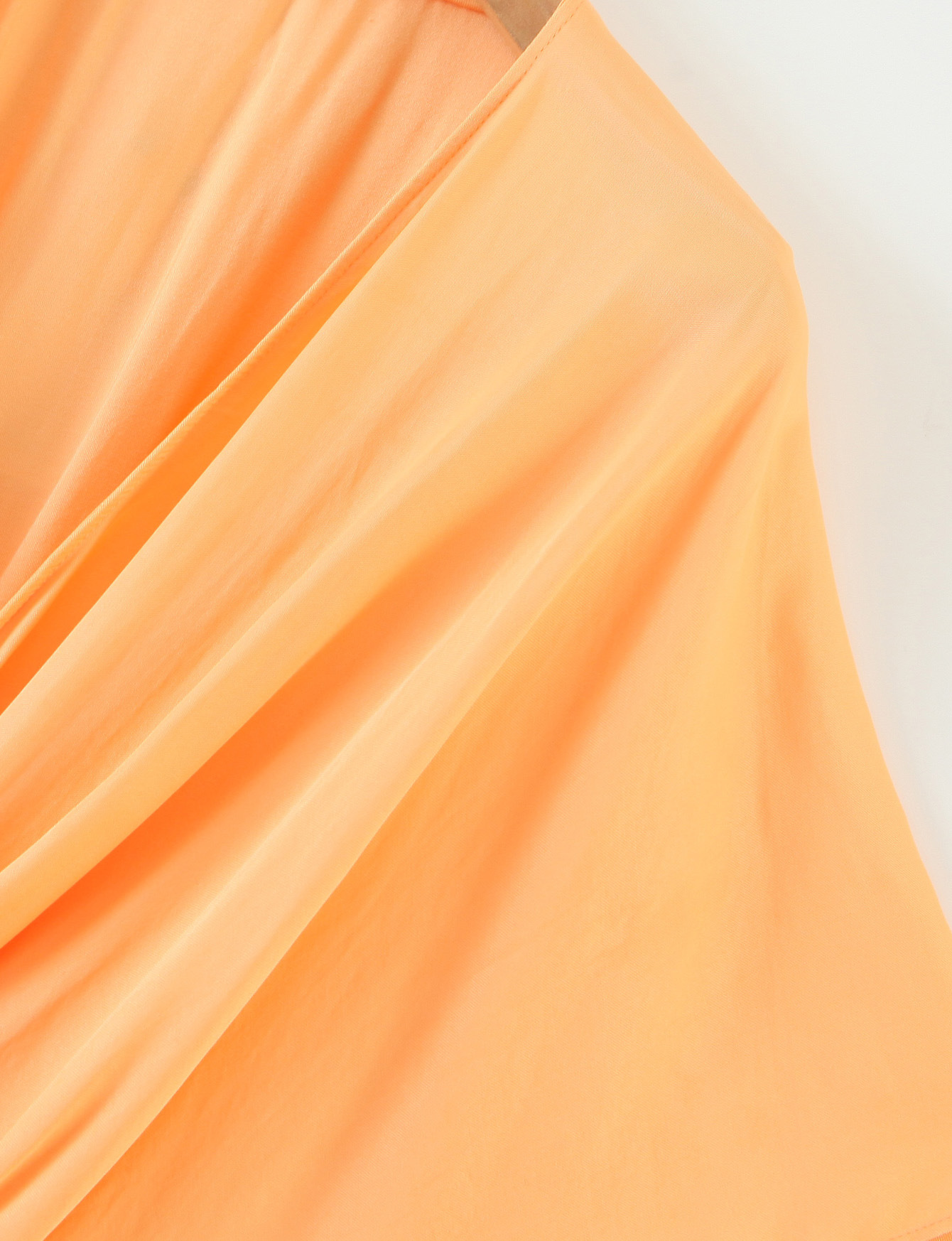 Ladies Dress Big V-neck Loose Mid-length Skirt