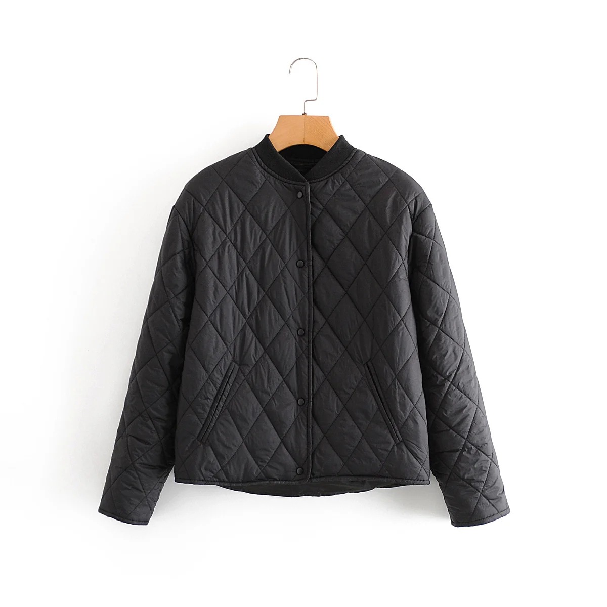 Casual Small Stand Collar Cotton Coat