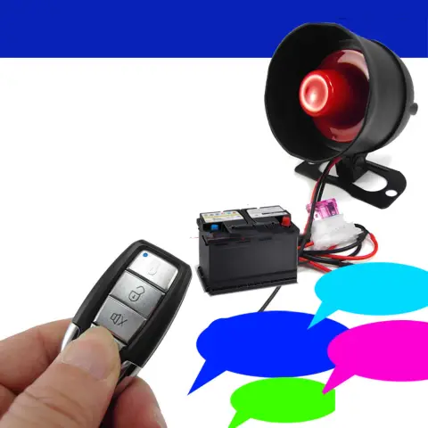 Car Anti-Theft Alarm System Without Trimming English Version