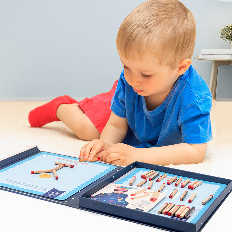 MindfulMatch™ Montessori-Lernspielzeugset aus Holz für frühes Lernen BleuRibbon Baby