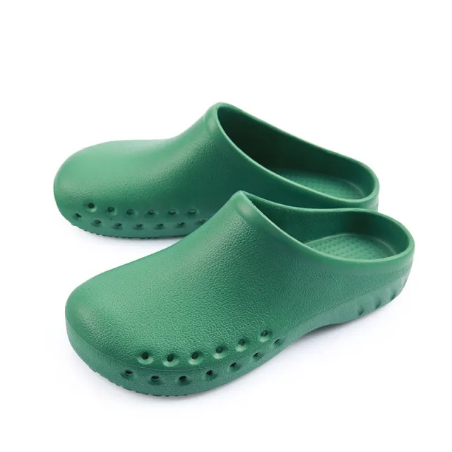 Non slip Operating Room Slippers With Double Vents Green - Shop at LoveMi
