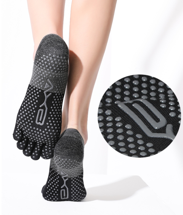 Title 5, Yoga Five-finger Socks Non-slip Professional Da...