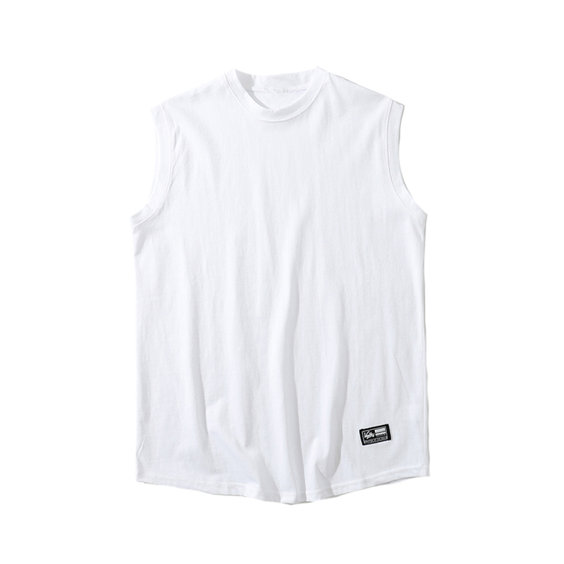 Trendy Brand Neutral Small Size Sports Vest Loose Korean Style Waistcoat Men's Cotton Summer
