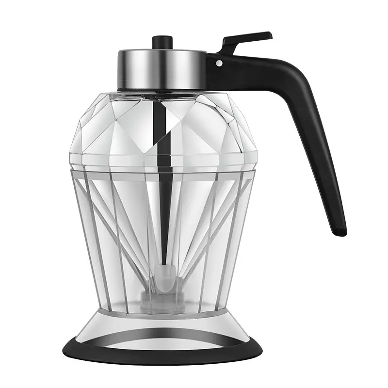 Diamond Glass Oil Jug Exquisite Press Type