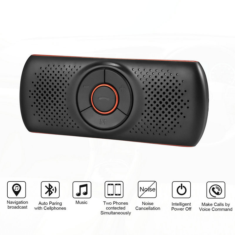 Bluetooth Car Hands-Free Phone MP3 Cross-Border Car Speaker Subwoofer