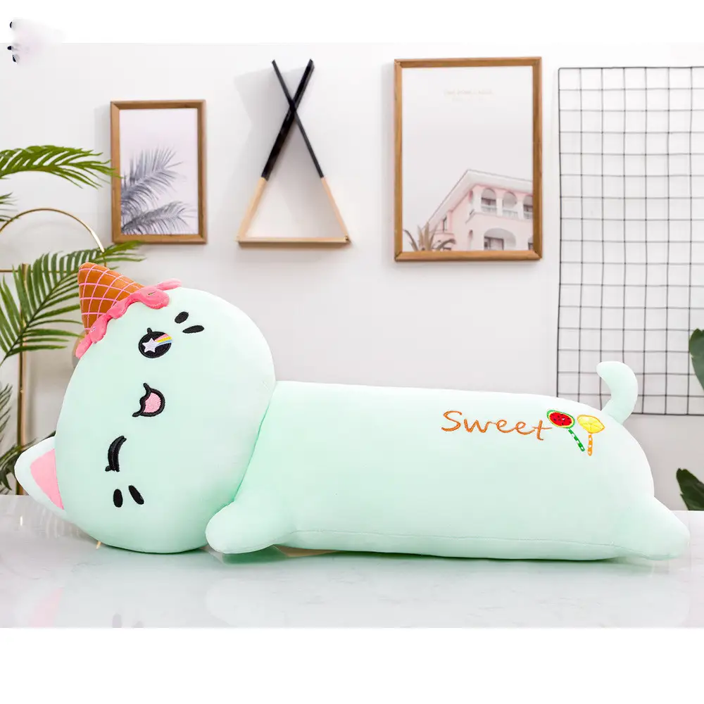 Cute Cat Pillow Boyfriend Sleep With A Long Strip