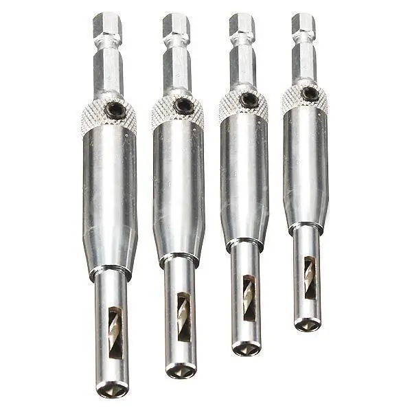 Self Centering Hinge Drill Bits Set Door