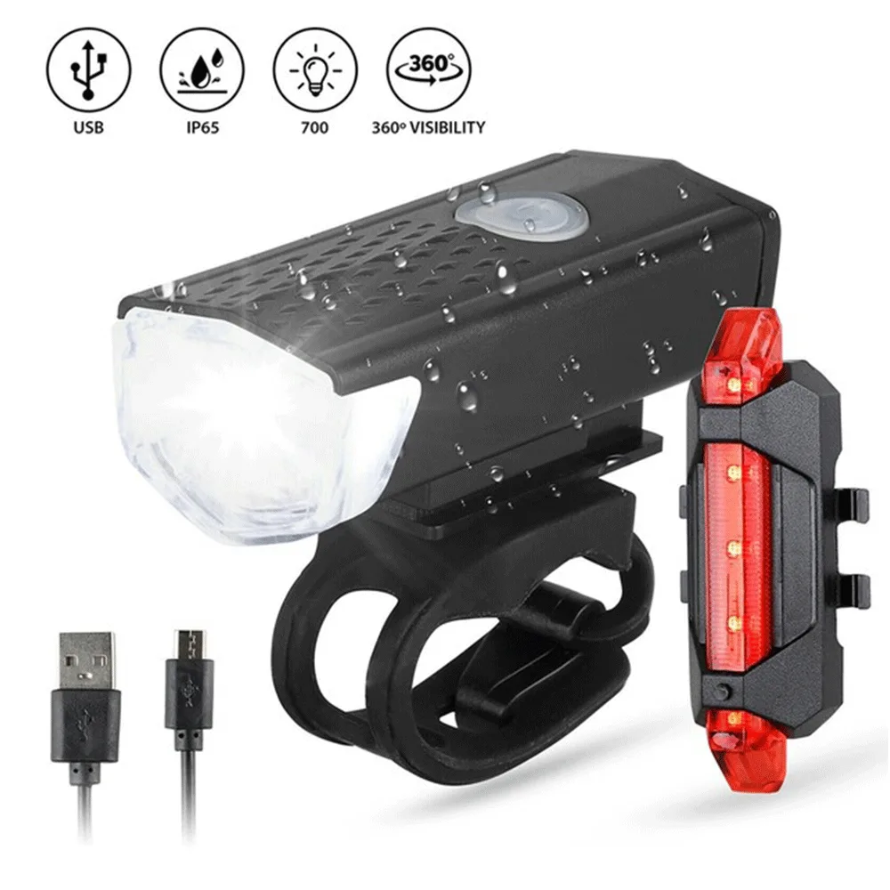 Bicycle Led Waterproof 2255 Front Light Warning Tail
