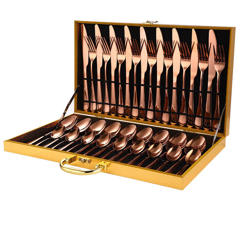 Title 3, 36-Piece Stainless Steel Steak Knife and Fork S...