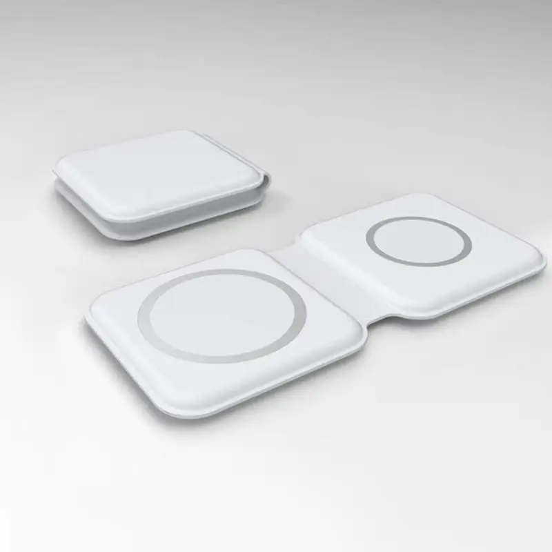 2 in 1 Magnetic Wireless Charger 15W Charging Dock