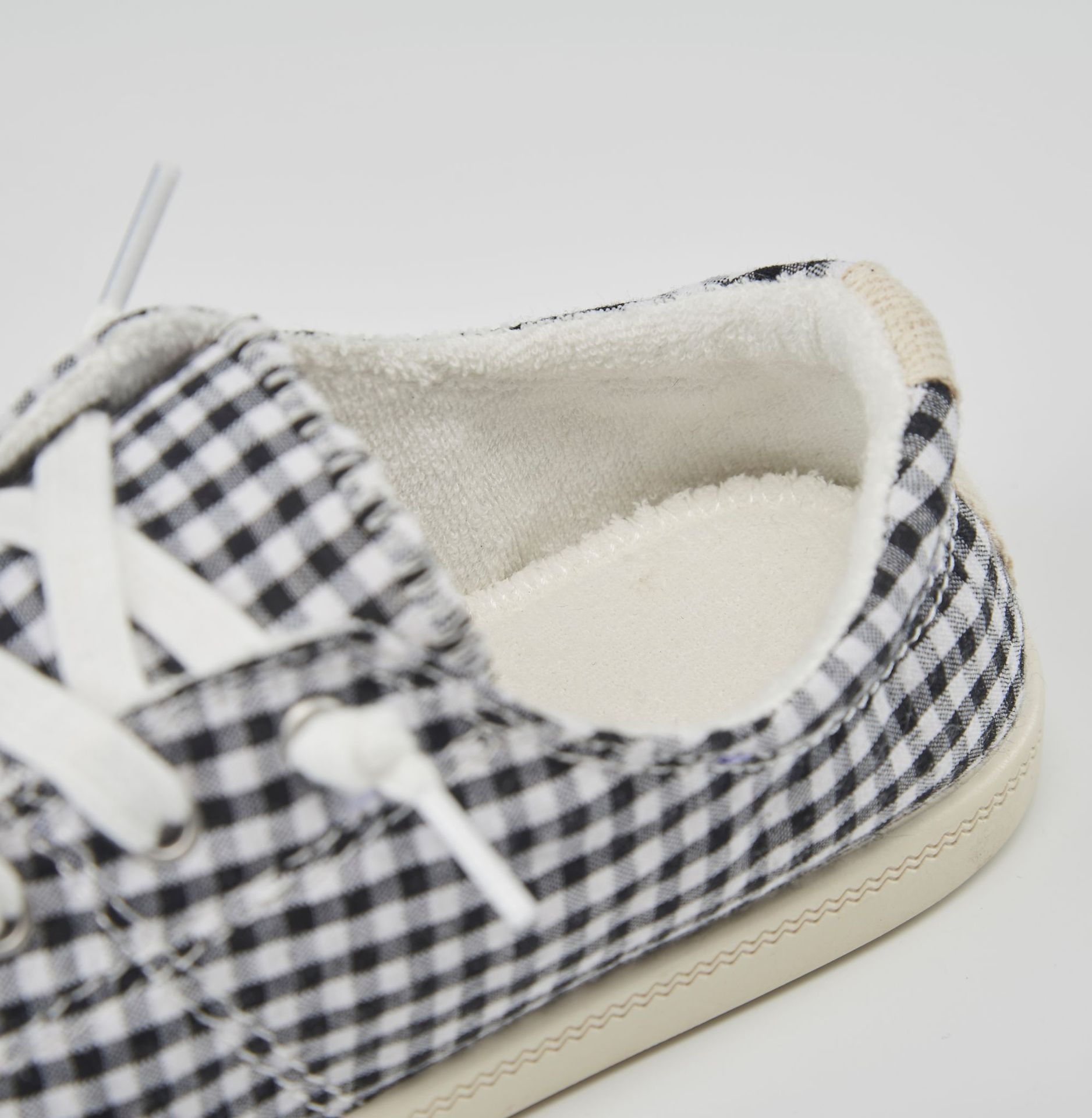 Title 2, New Fashion Casual Cloth Shoes Plaid Cloth Shoes