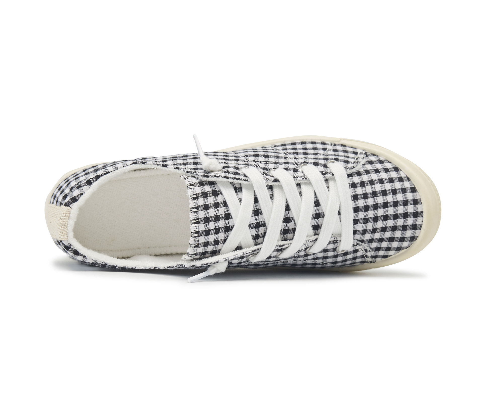 New Fashion Casual Cloth Shoes Plaid Cloth Shoes