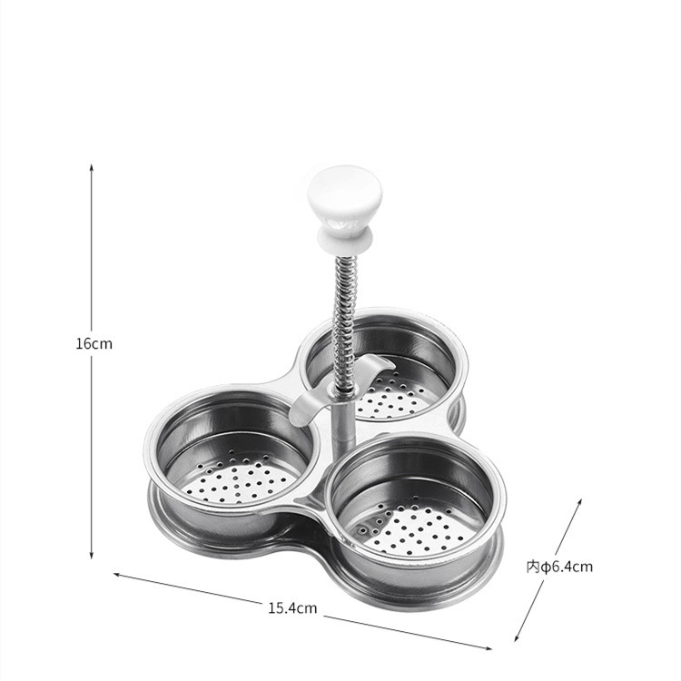 Title 7, Stainless Steel Egg Cooker Egg Steamer Egg Poac...