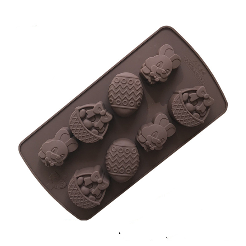 Even Easter Egg Chocolate Silicone Cake Mold Homemade Handmade Soap Mold
