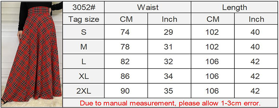 Title 1, Casual Waist Slimming Scottish Skirt, Slim Fit ...