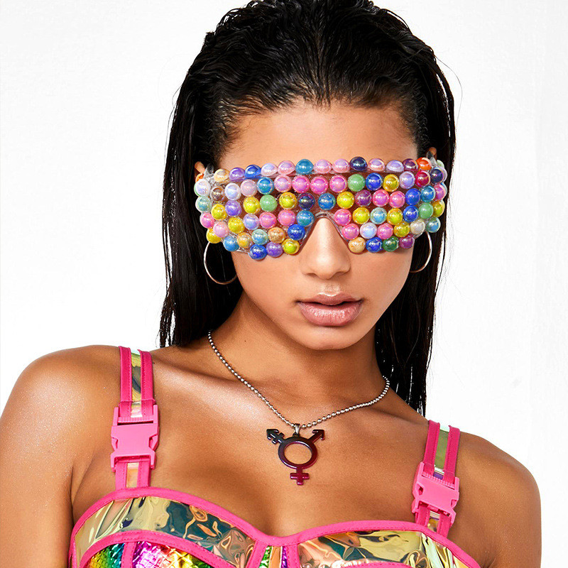 Waterproof And Impact Resistant Protective Handmade Diamond-Encrusted Sunglasses - Image 5