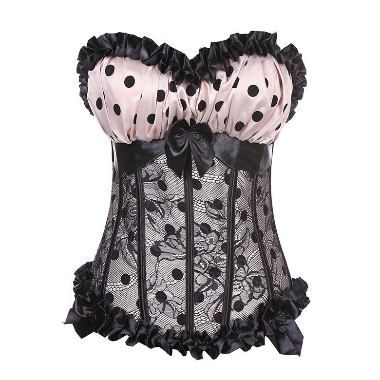 Title 5, Polka Dot Lace Waist Court Corset