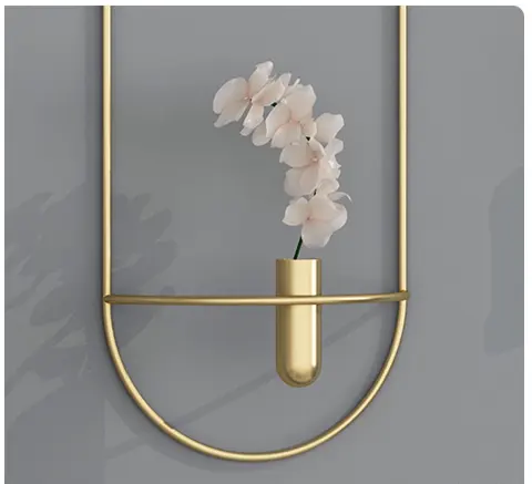 3D Metal Candle Holder Geometric Round Candlestick