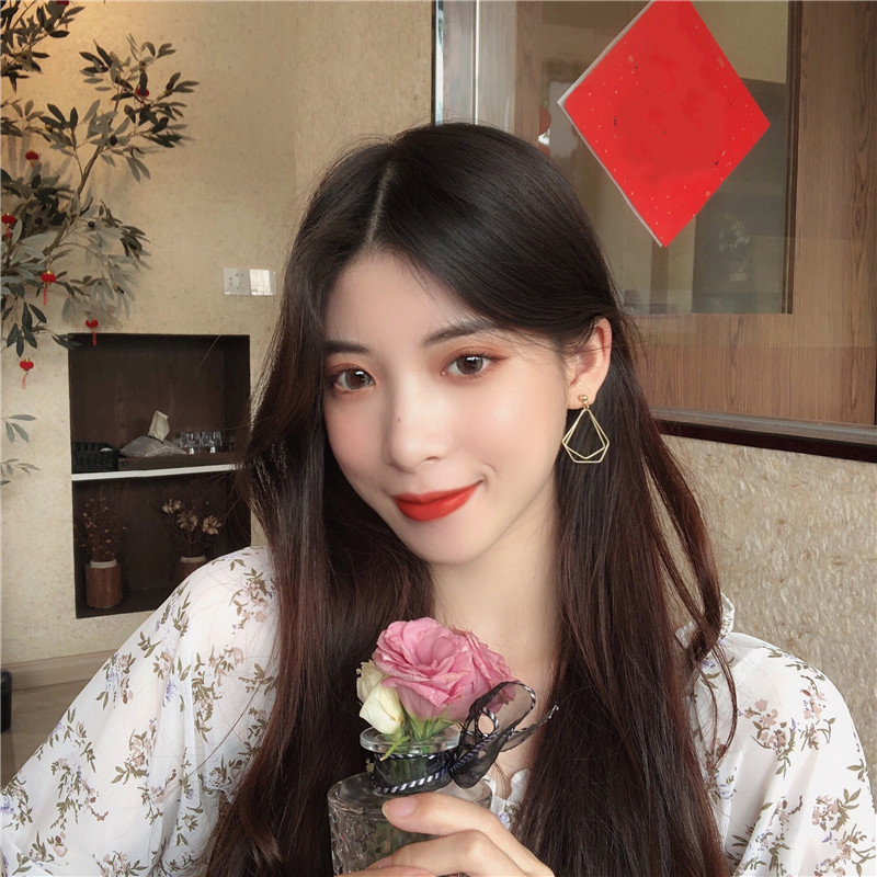 Simple Geometric Lines High-end Earrings