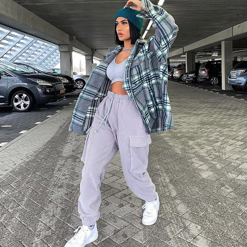 Loose Girdled Feet Look Thin And Versatile Casual Trousers