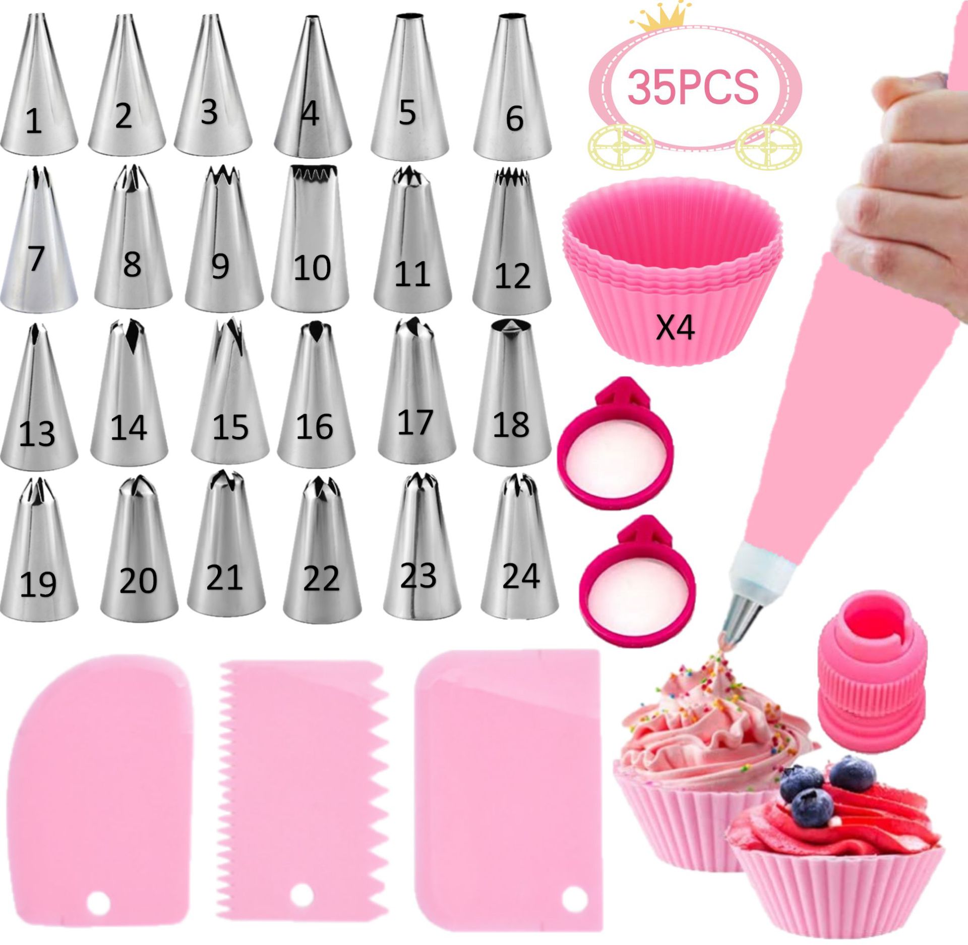 Title 5, Russian Decorating Mouth Cake Baking Tool Set