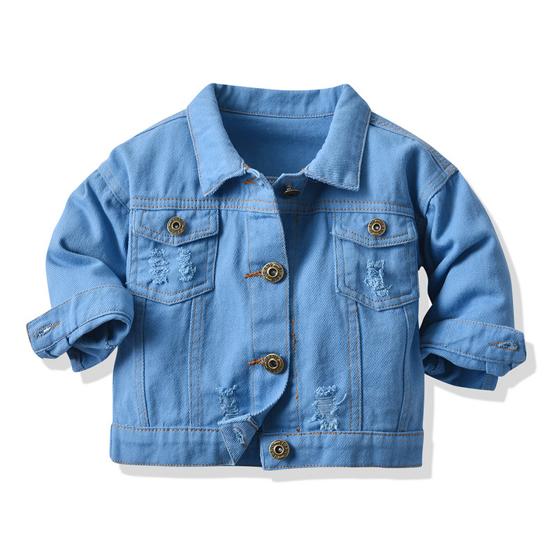 Title 6, Jaqueta Jeans Infantil Multicolorida Tie-Dye co...