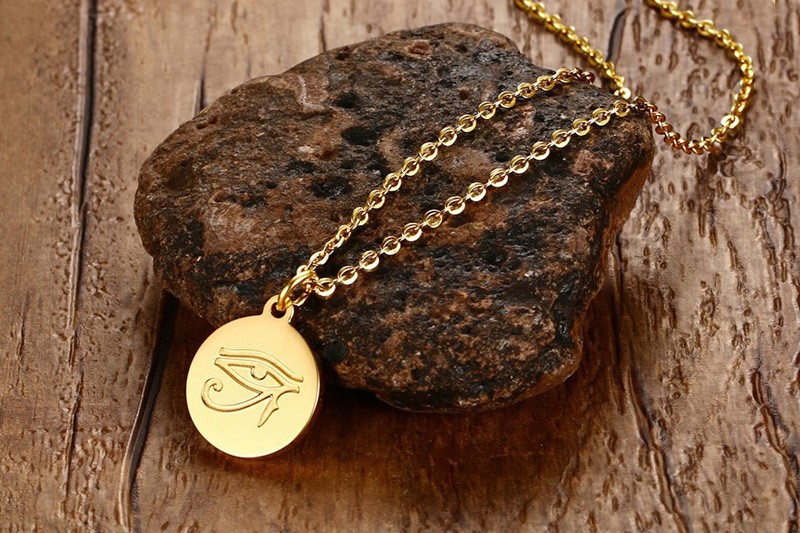 Stainless Steel Eye of Horus Pendant Jewelry