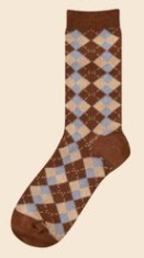 Coffee Color Socks Women's Tube Socks Autumn And Winter Pure Cotton Warmth And Thickening