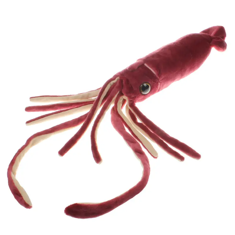 Simulation Wine Red Squid Octopus Plush Toy
