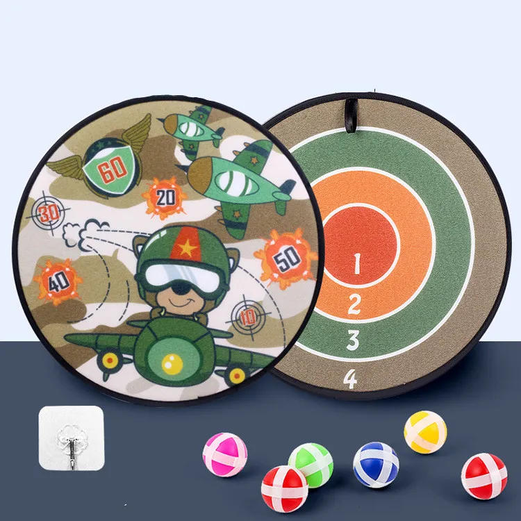 Spot Wholesale Children's Sticky Ball Dart Board Cartoon Fun Dart Board Plus Velvet A Variety Of Creative Cartoon – image 10