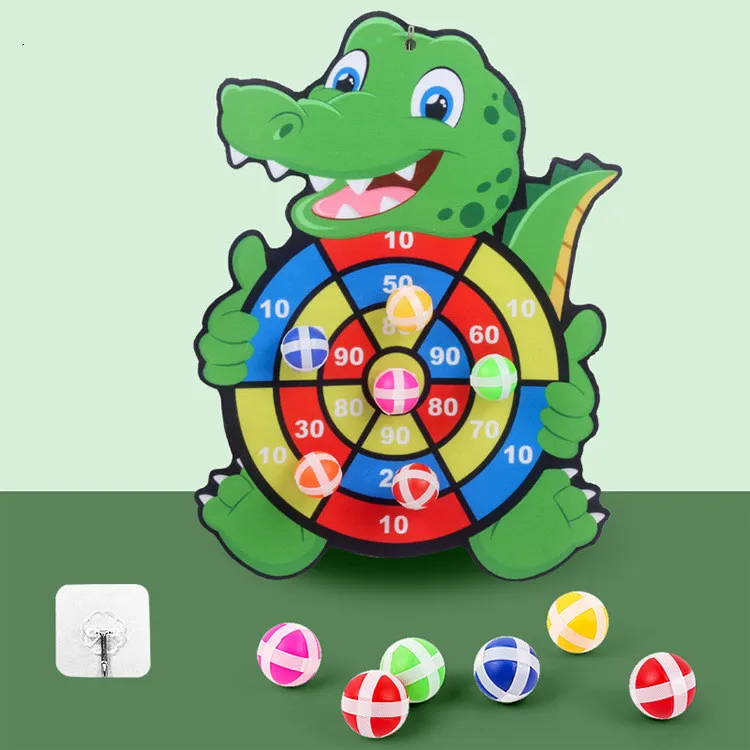 Spot Wholesale Children's Sticky Ball Dart Board Cartoon Fun Dart Board Plus Velvet A Variety Of Creative Cartoon – image 8