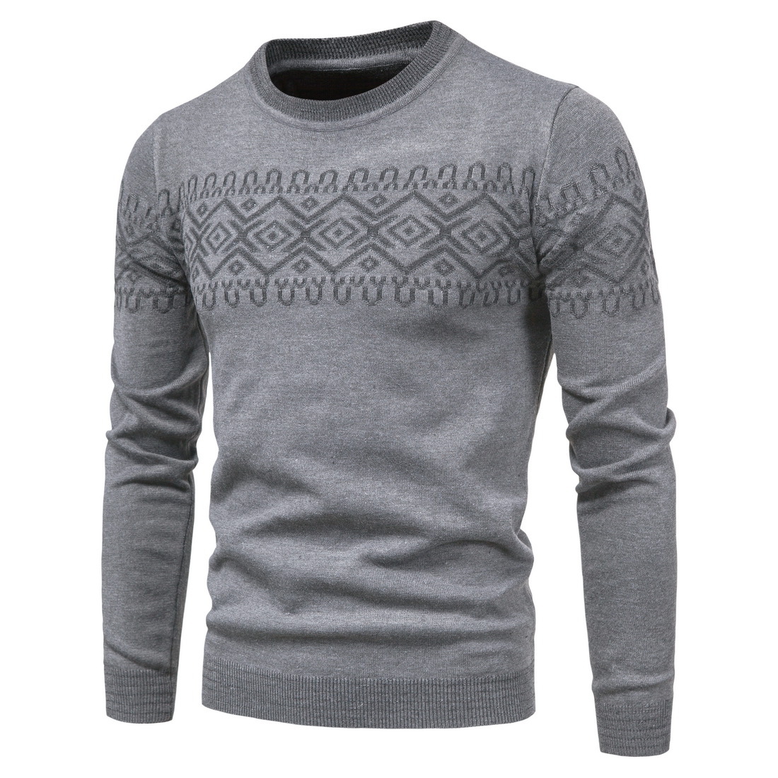 Men's Knitwear Men's Round Neck Long Sleeve Fashion Sweater Base