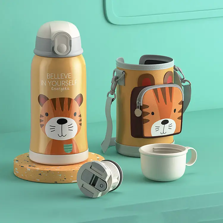 High-value Children's Cute Cartoon  Mug With Cup Sleeve